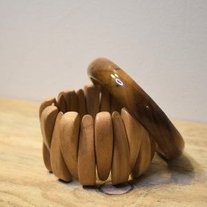 Pair of Wood Bracelets
